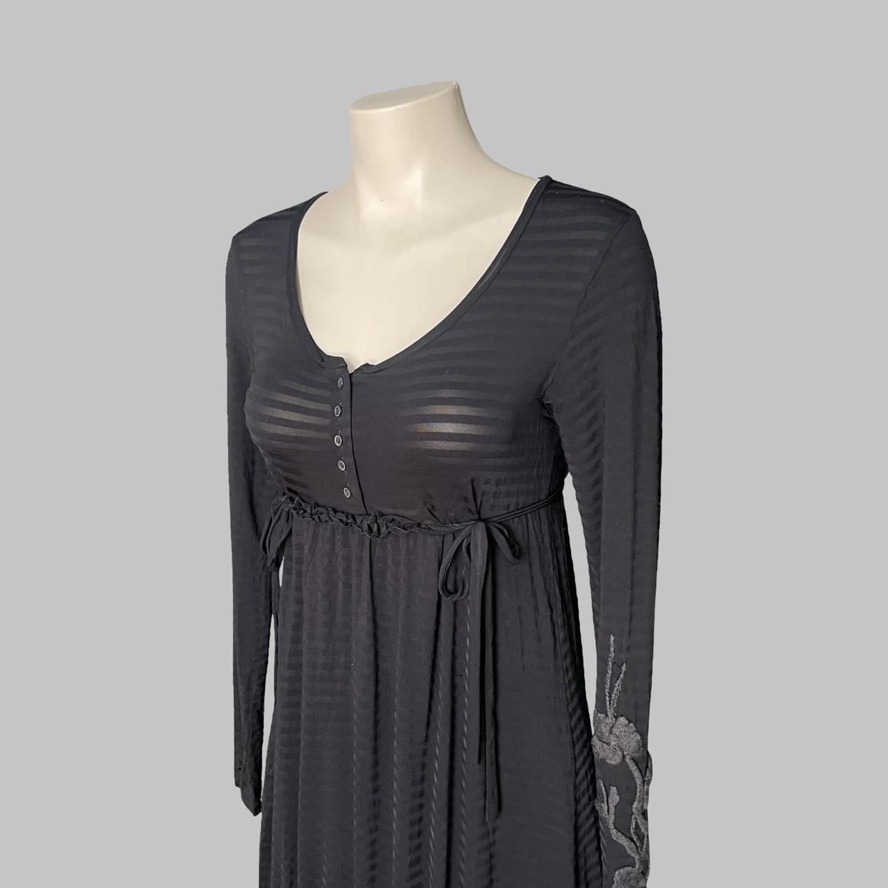 Cop Copine black draped dress