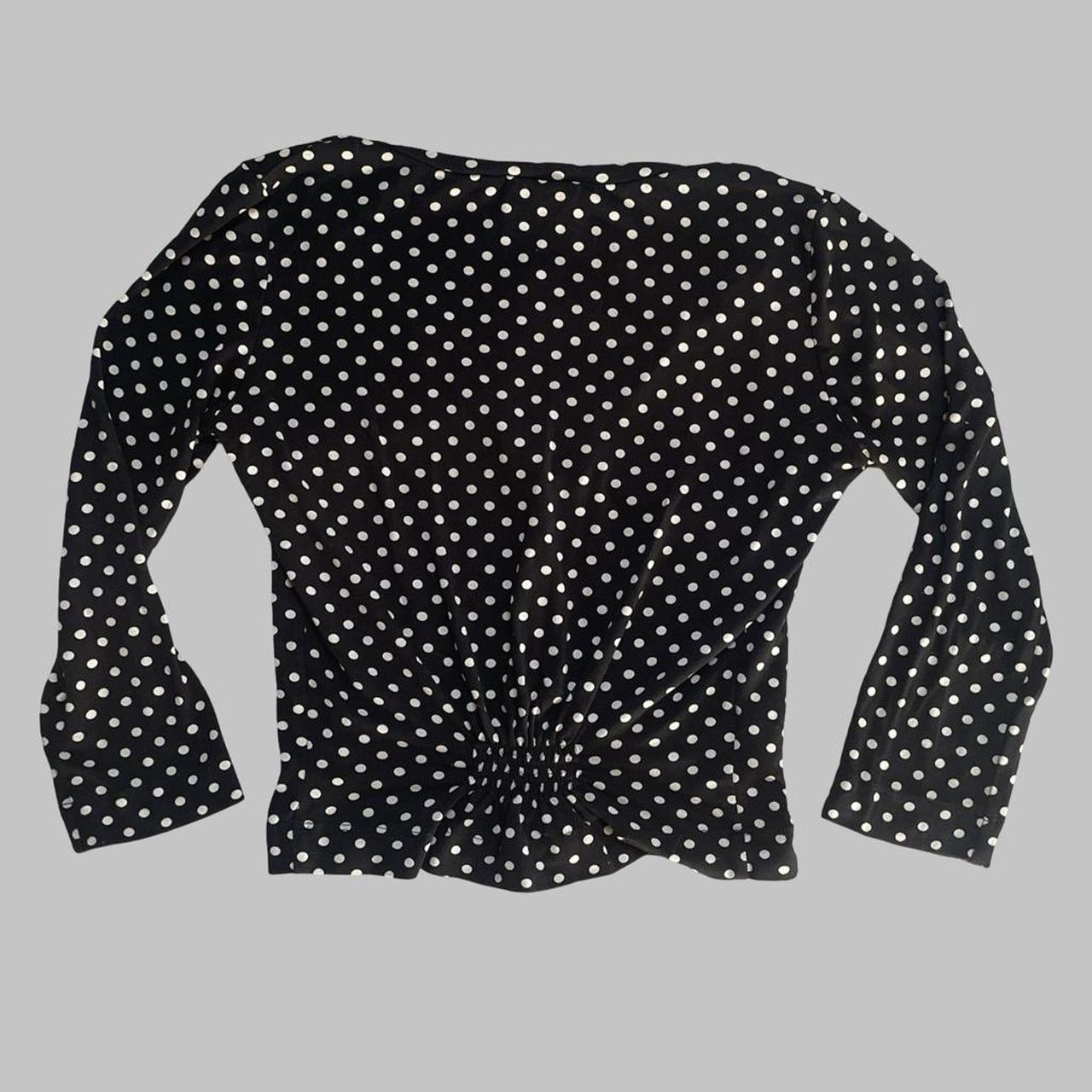 vintage isabel de pedro polka dot dress & cardigan set.