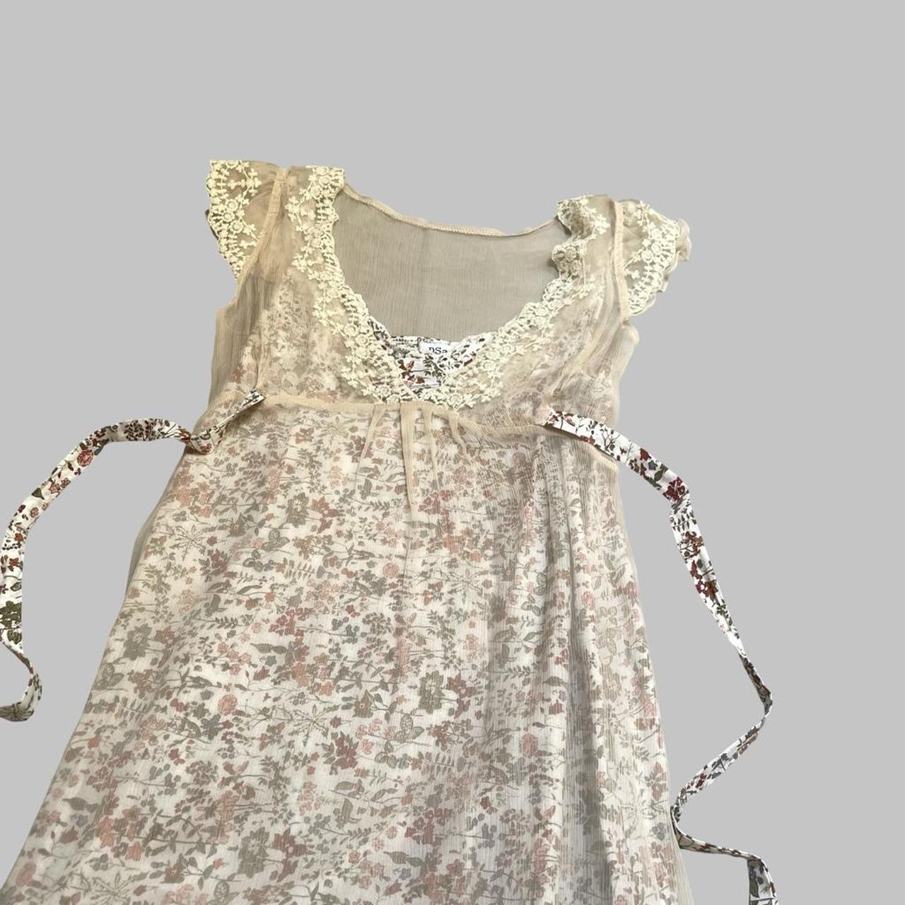 Vintage Dsquared2 layered floral dress.