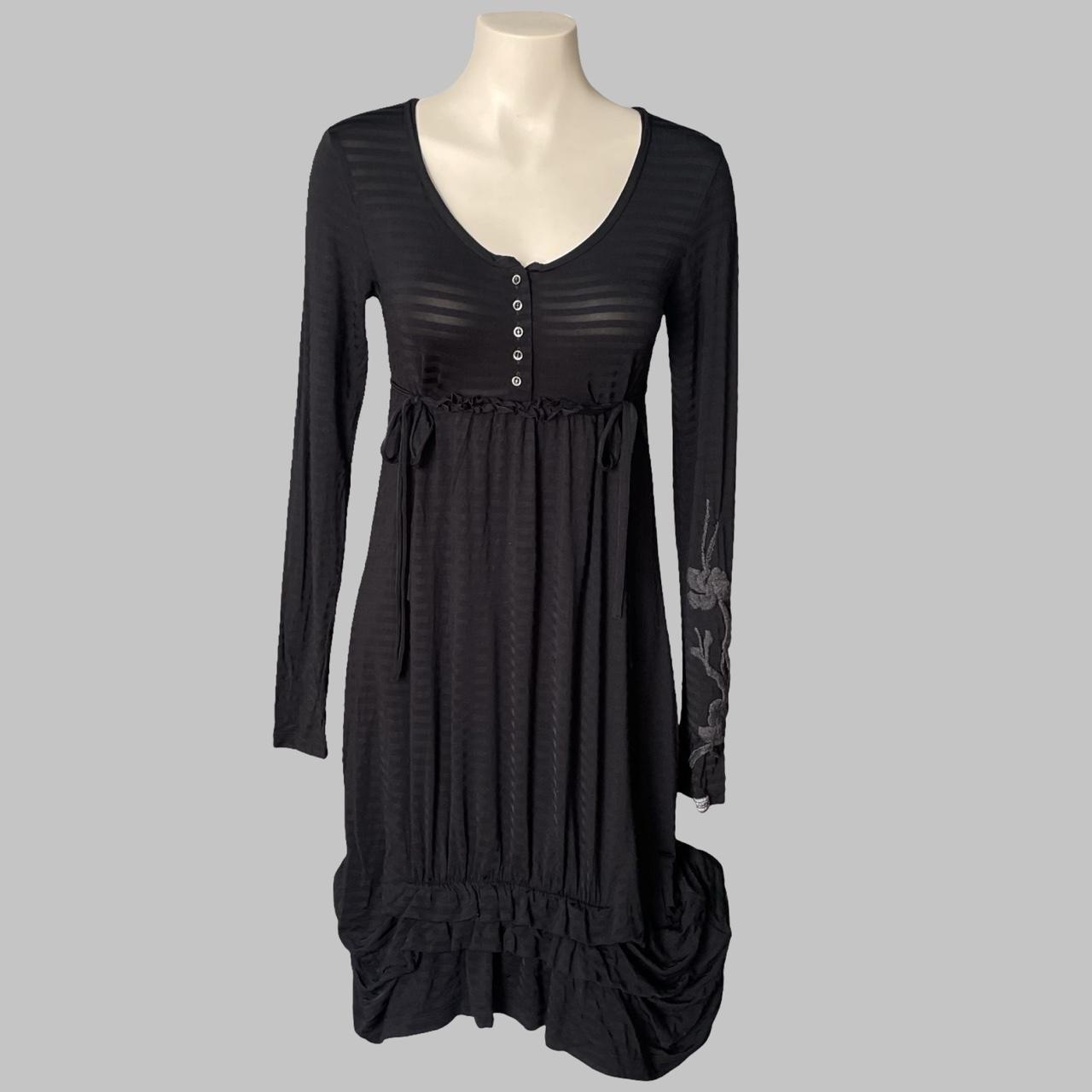 Cop Copine black draped dress