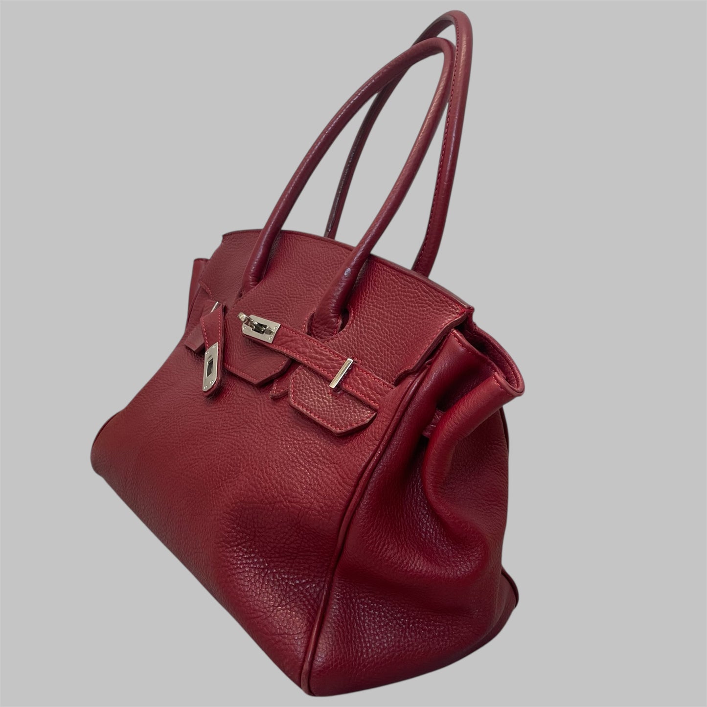 Burgundy red (large) firkin bag.