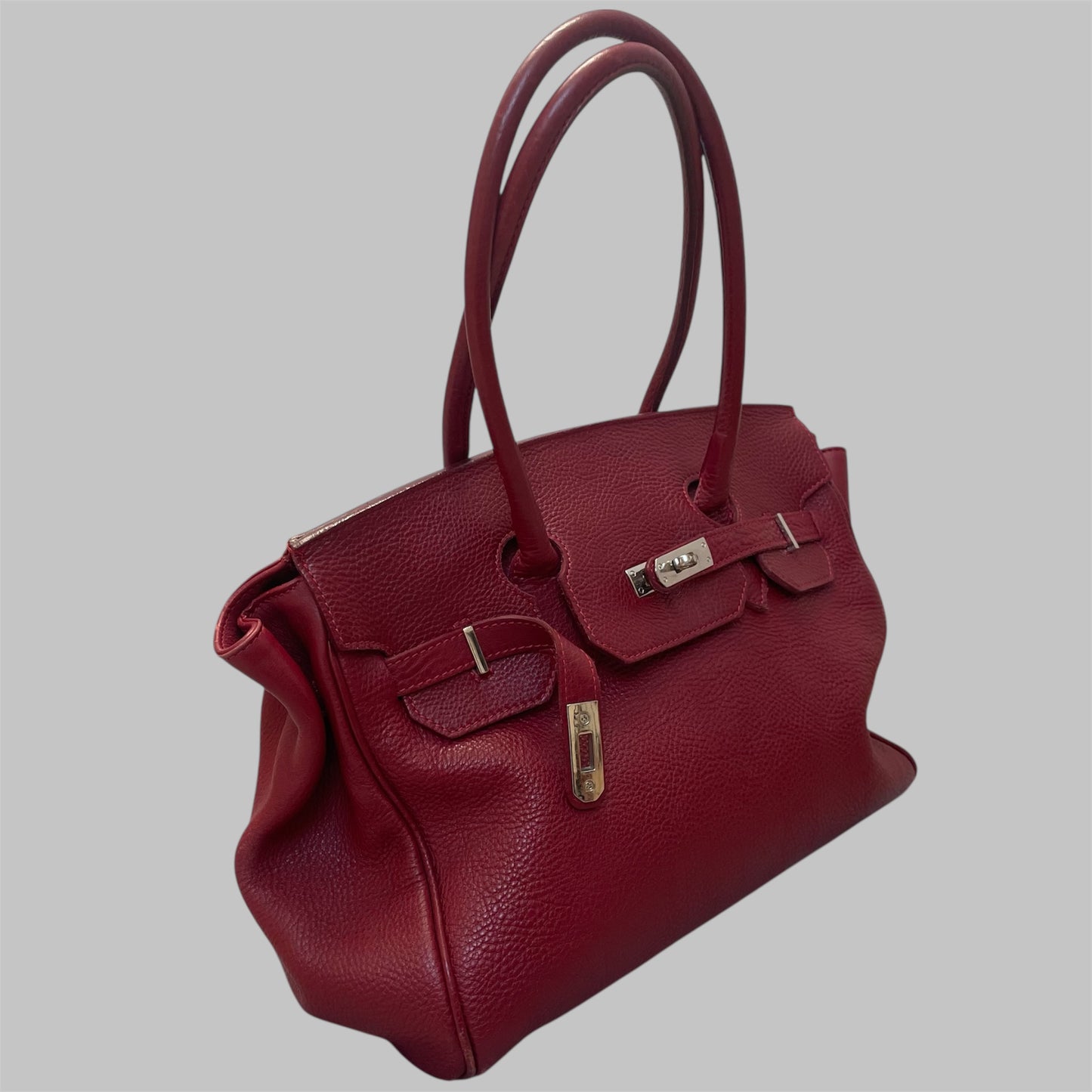 Burgundy red (large) firkin bag.