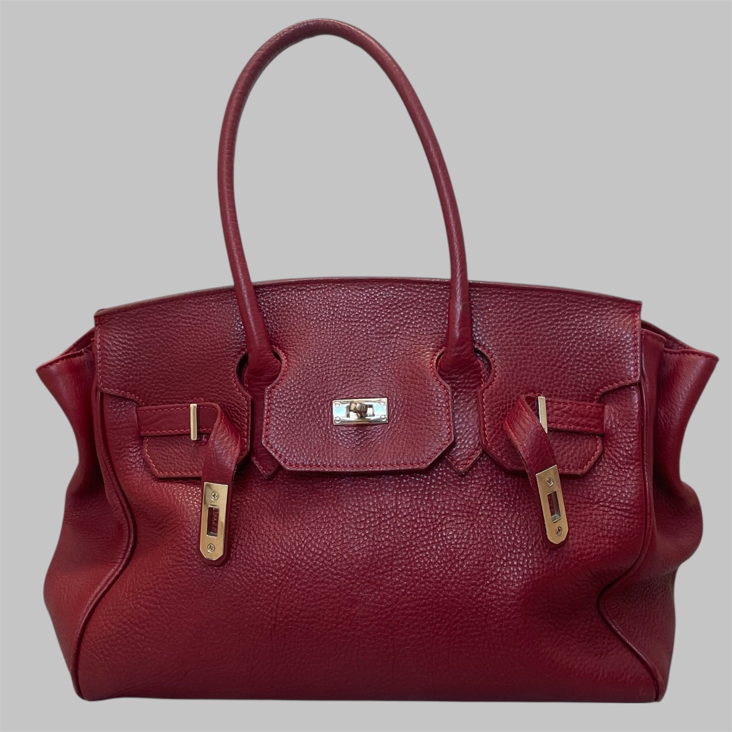 Burgundy red (large) firkin bag.