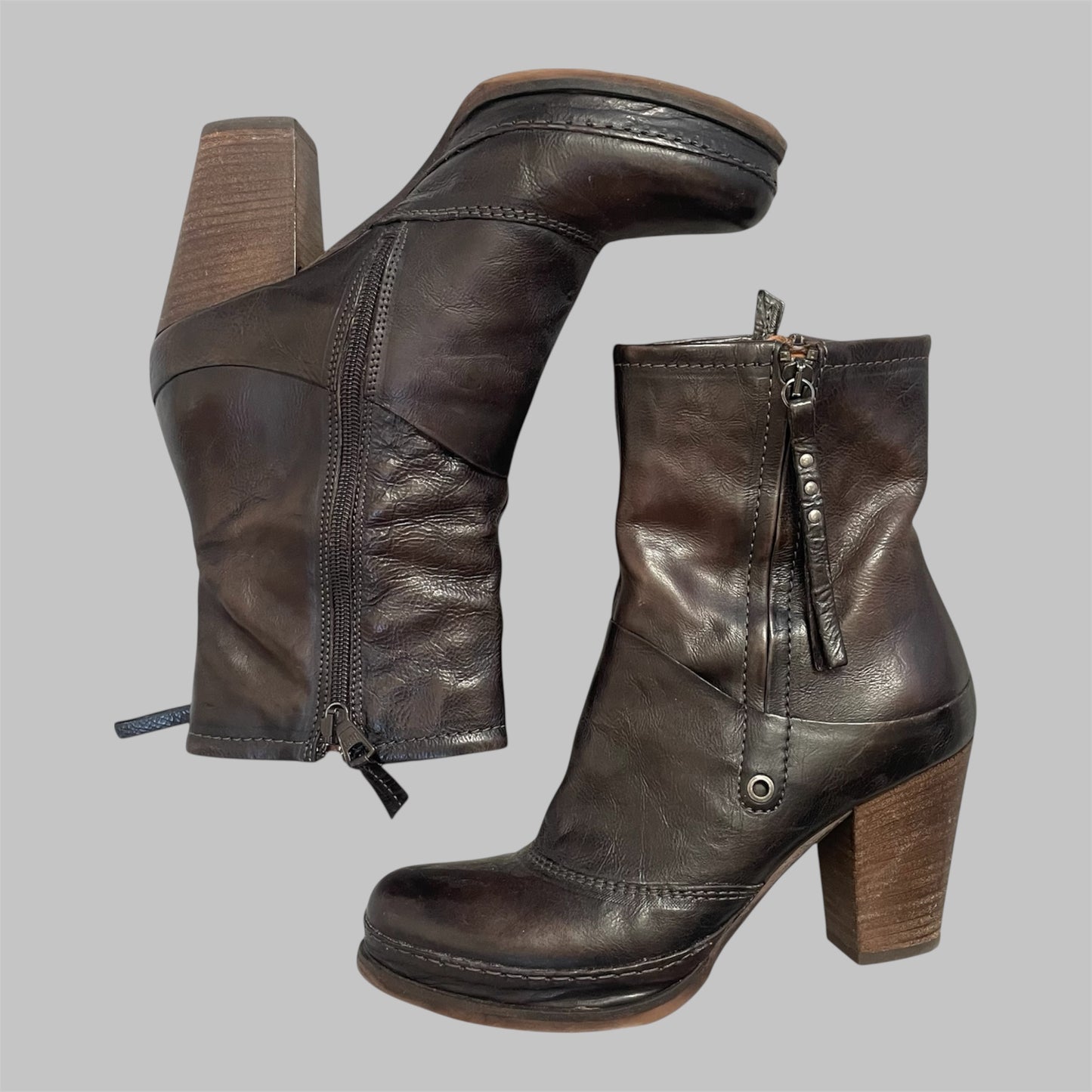 A.S.98 Airstep leather ankle boots.