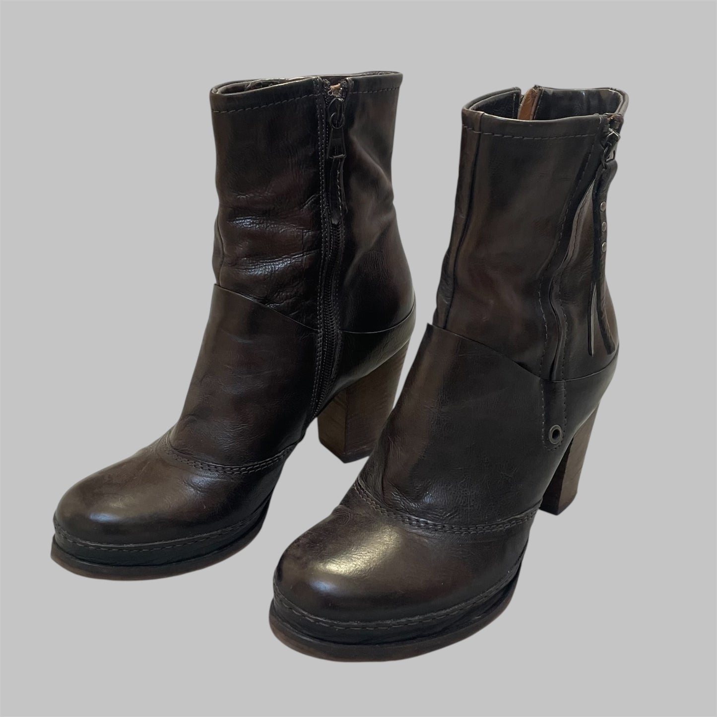 A.S.98 Airstep leather ankle boots.