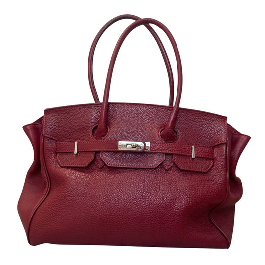 Burgundy red (large) firkin bag.