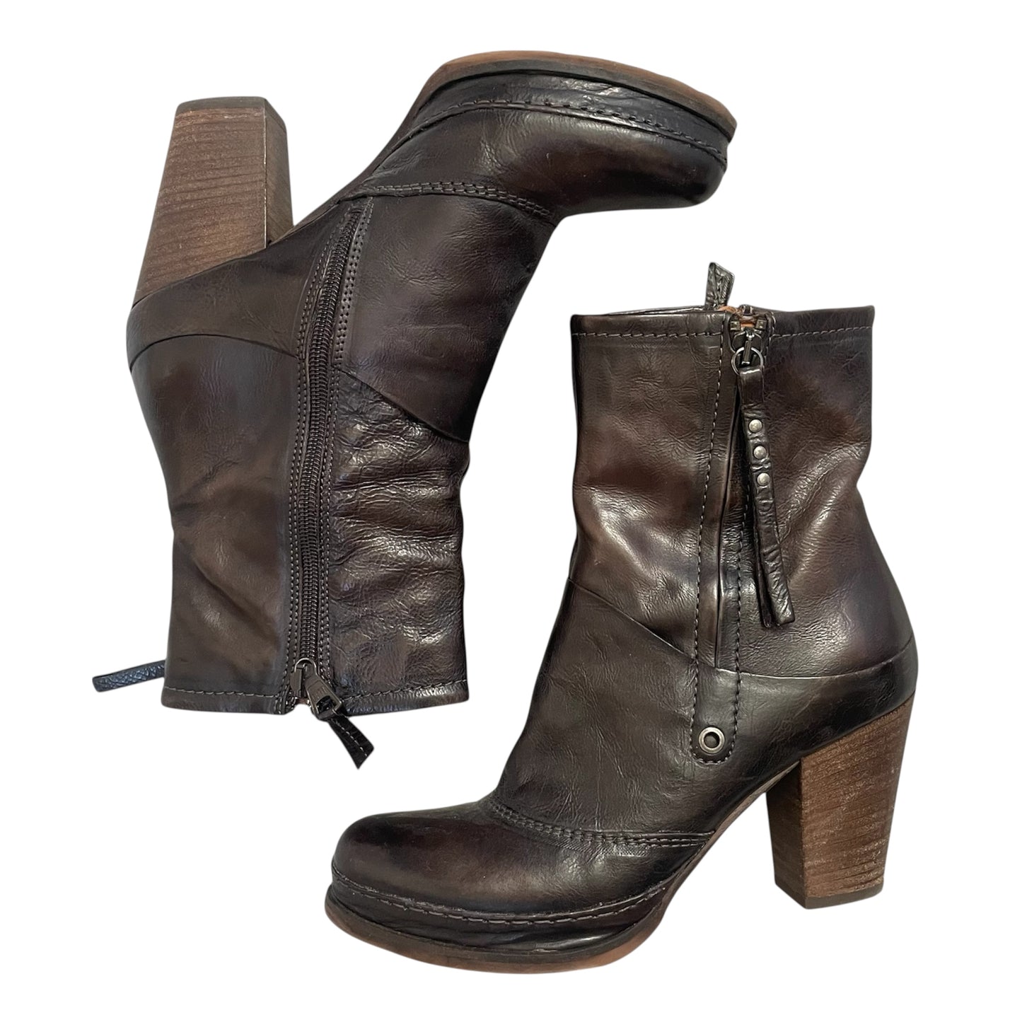 A.S.98 Airstep leather ankle boots.