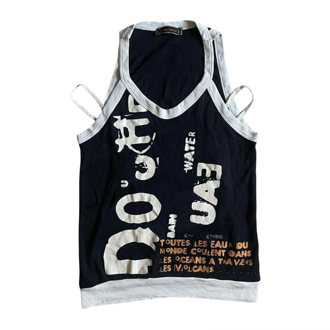 Cop copine graphic tank top.