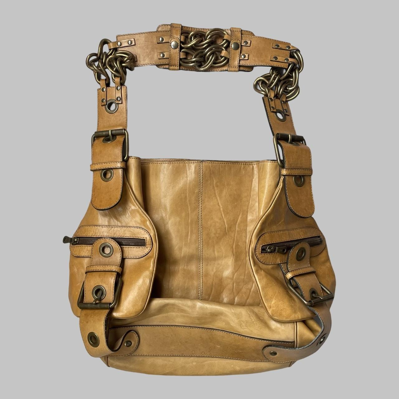 Chloé 2004 Phoebe Philo leather bag with chain strap