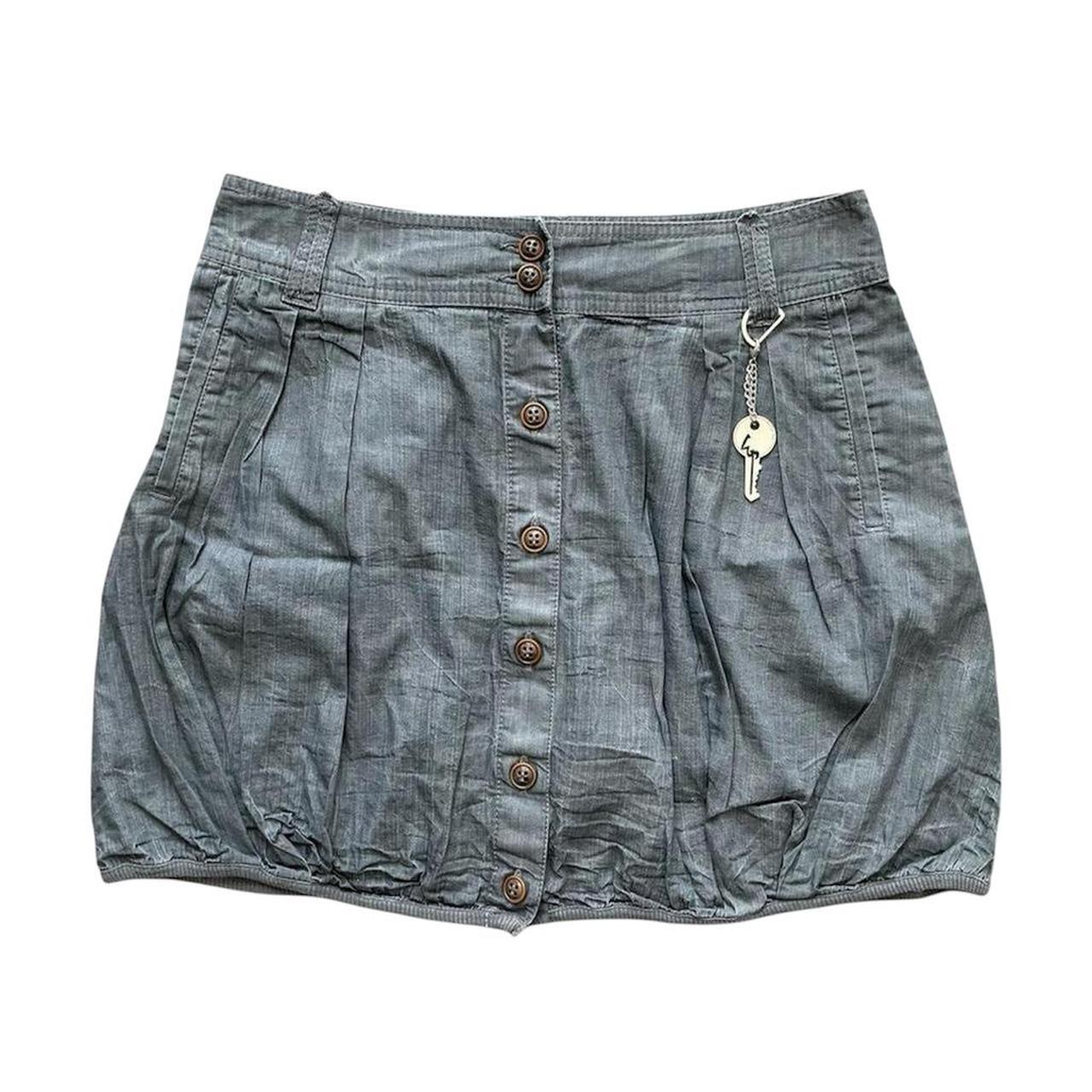 Cop Copine lightweight denim bubble skirt.