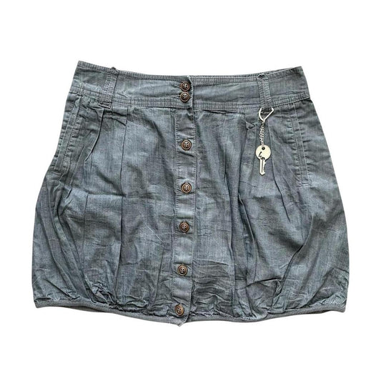 Cop Copine lightweight denim bubble skirt.