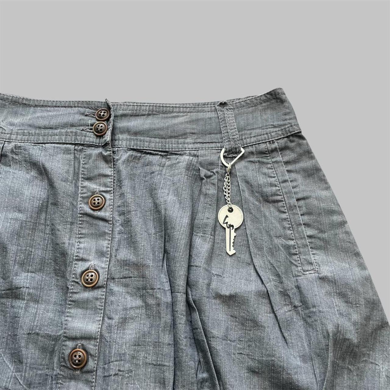 Cop Copine lightweight denim bubble skirt.