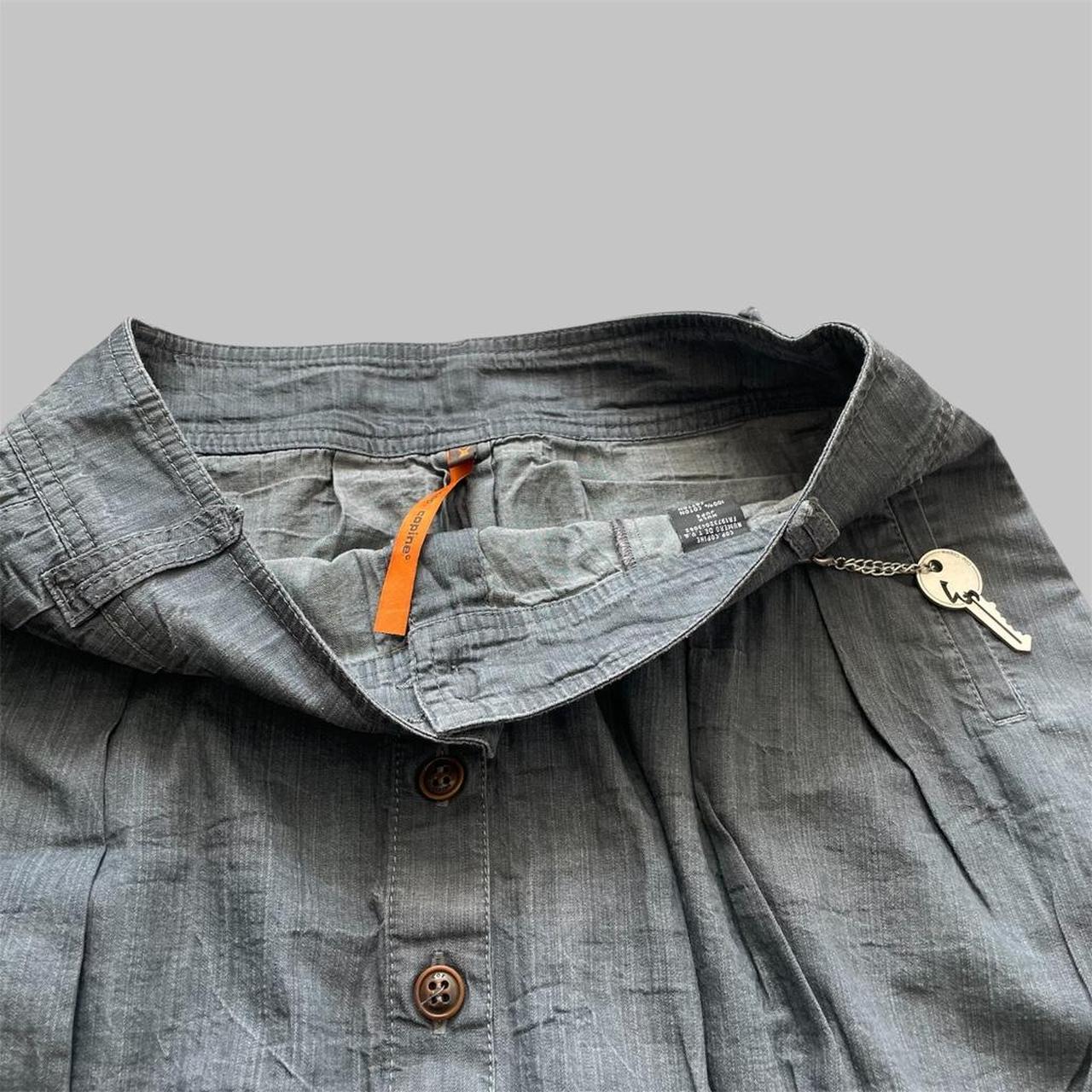 Cop Copine lightweight denim bubble skirt.