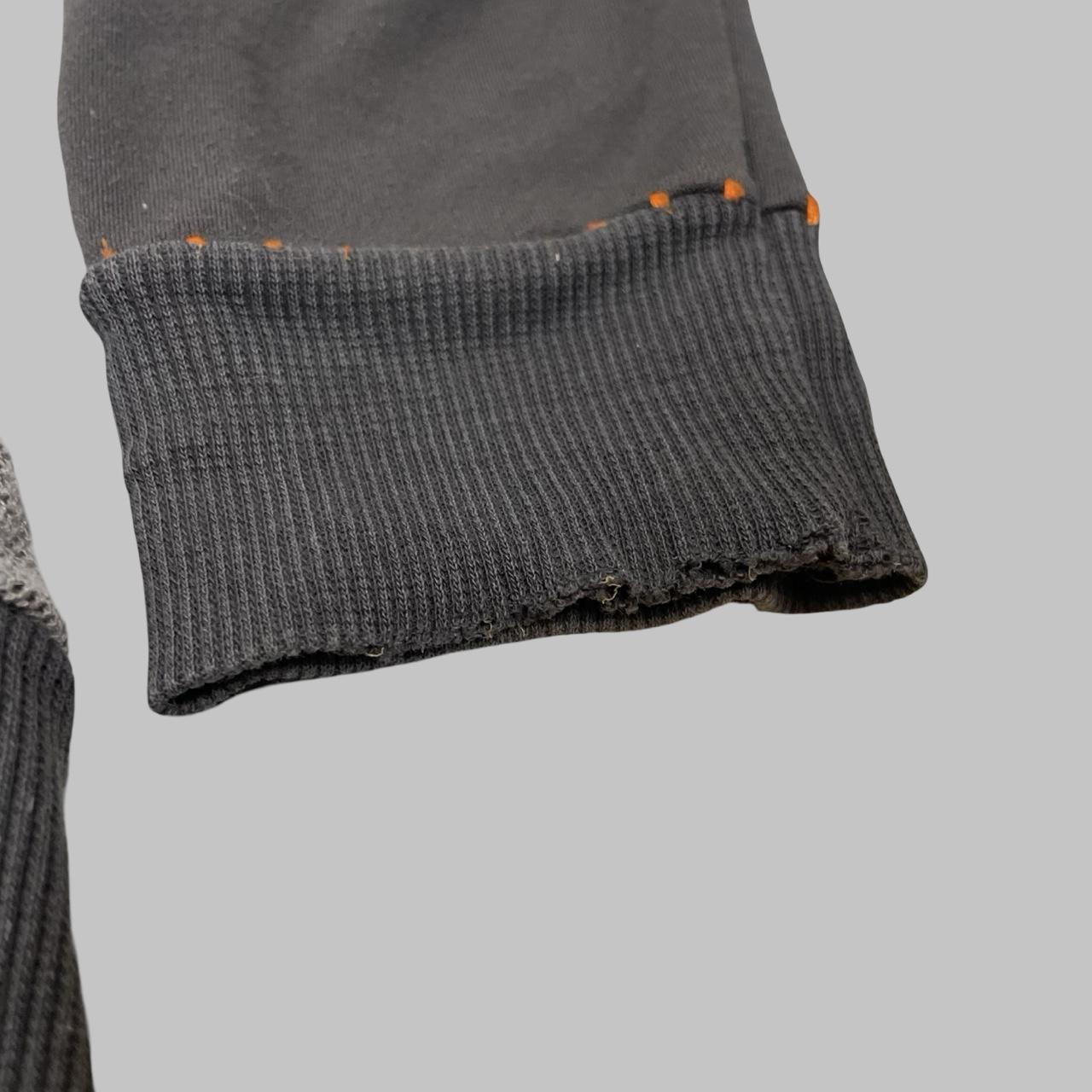 Cop Copine grey layered hooded top.