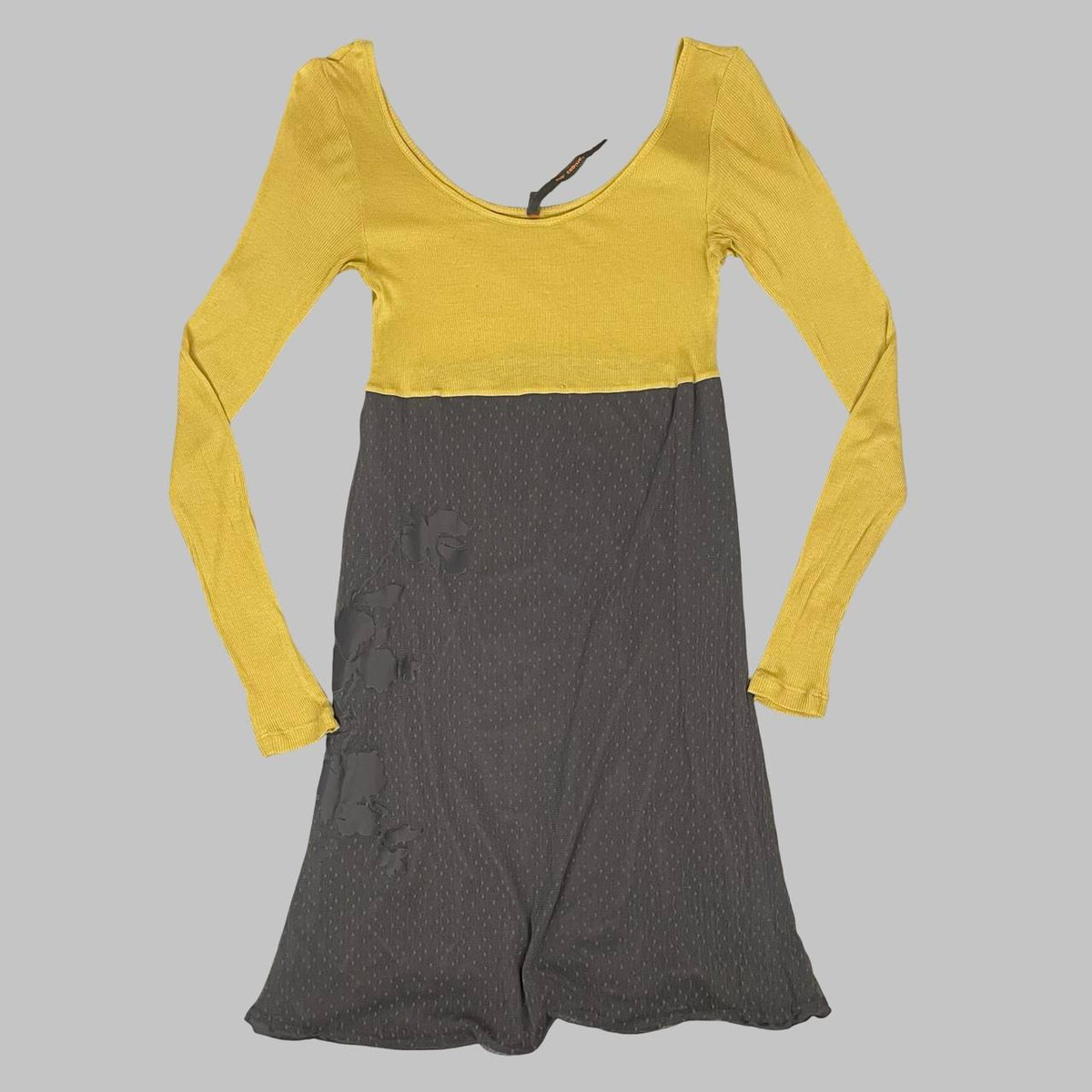 Cop Copine charcoal and mustard two-piece dress & bolero set. — photo 5