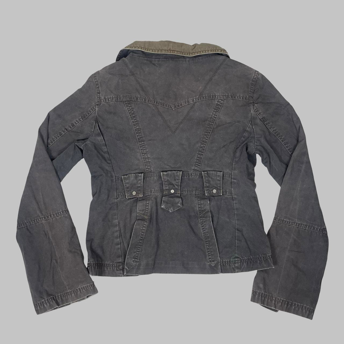 Diesel washed black utility jacket. — photo 4