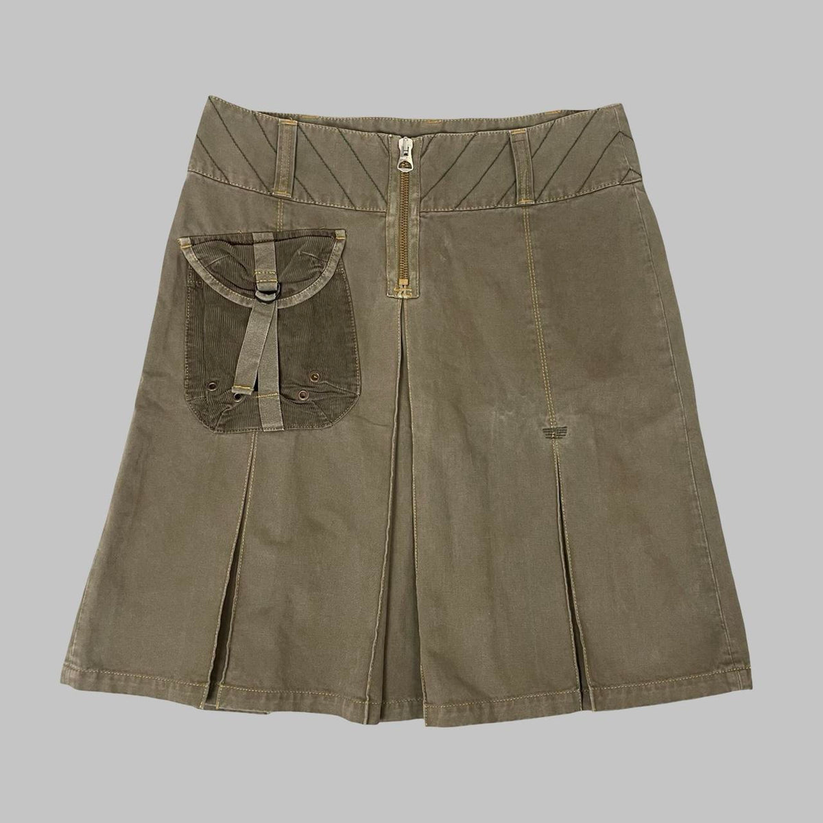 Vintage Replay khaki cargo skirt. — photo 1