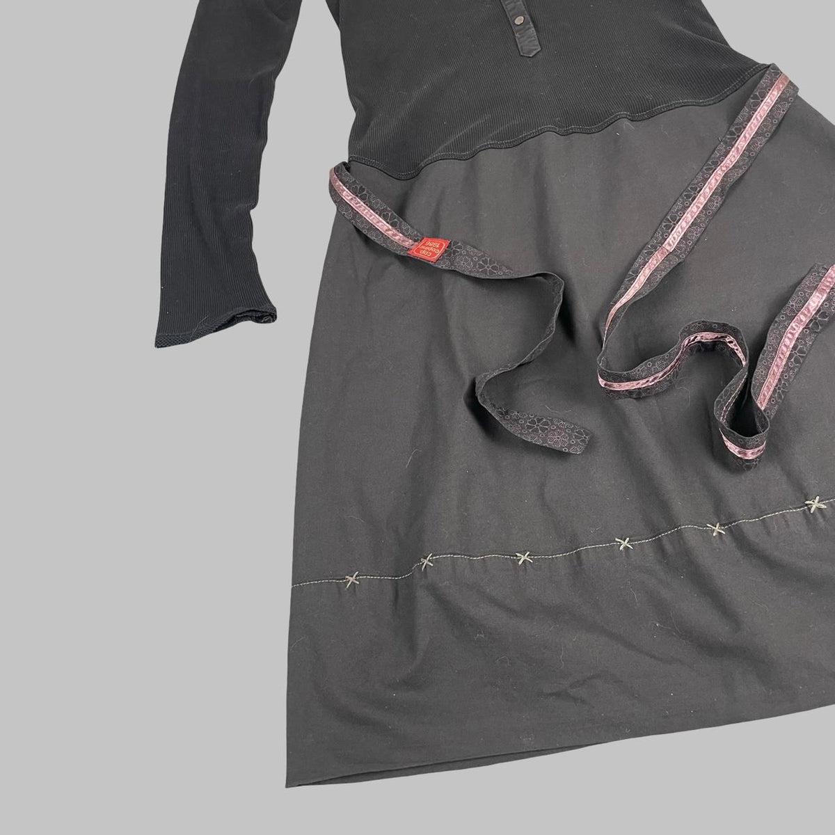 Cop Copine dark grey long-sleeve dress. — photo 3
