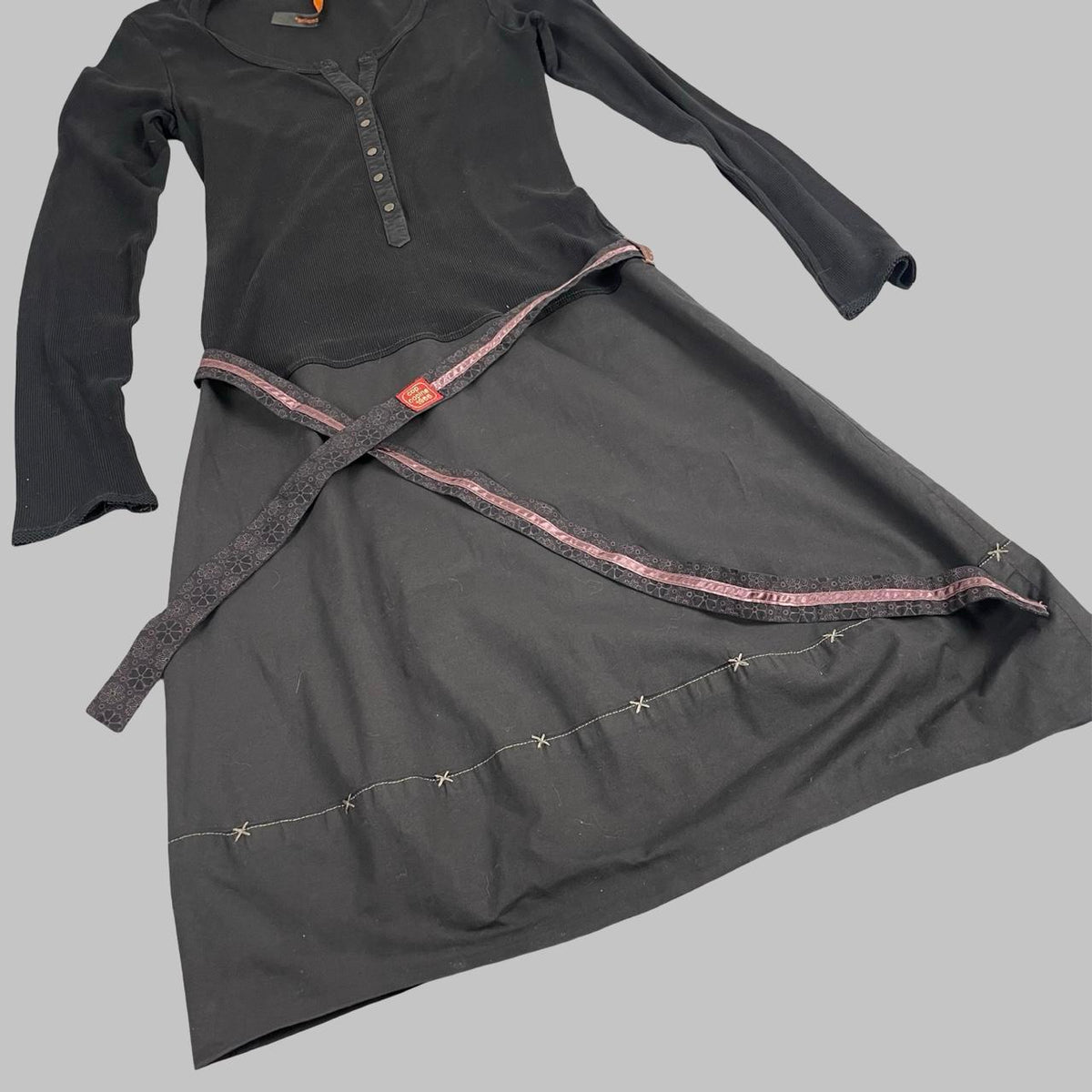 Cop Copine dark grey long-sleeve dress. — photo 4