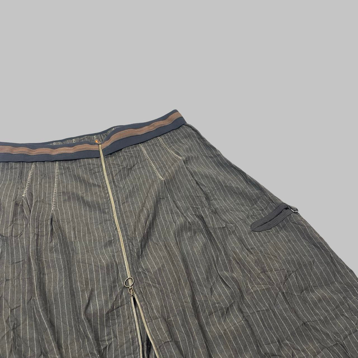 Cop Copine brown taupe utility midi skirt. — photo 2