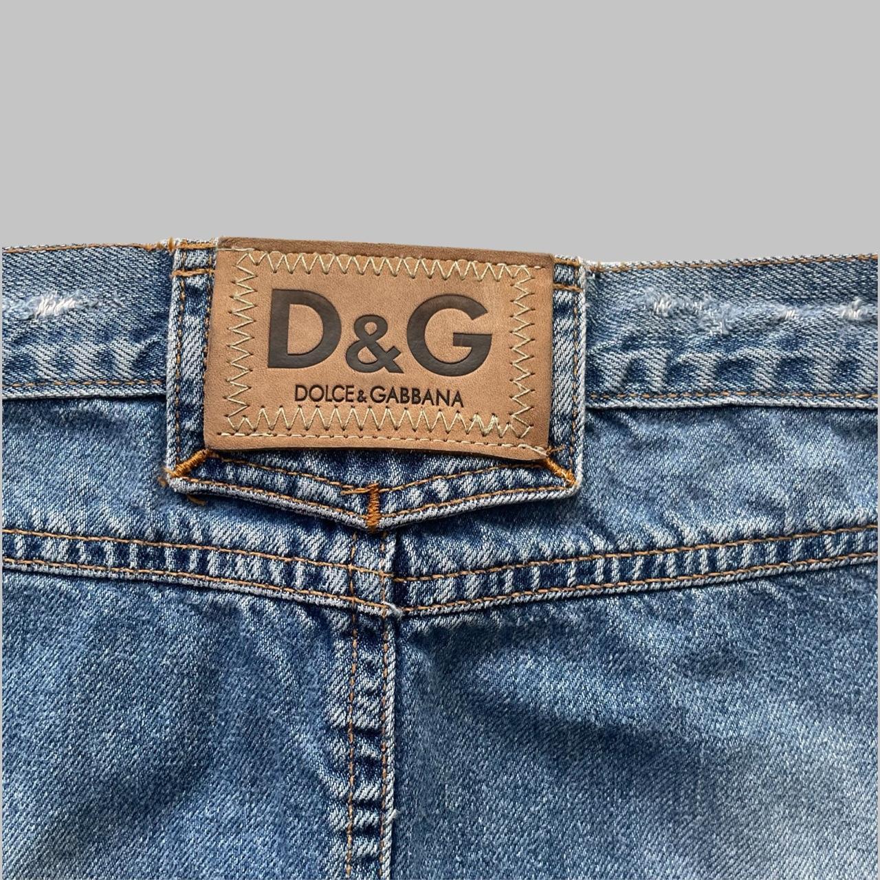 Dolce & Gabbana denim mini skirt