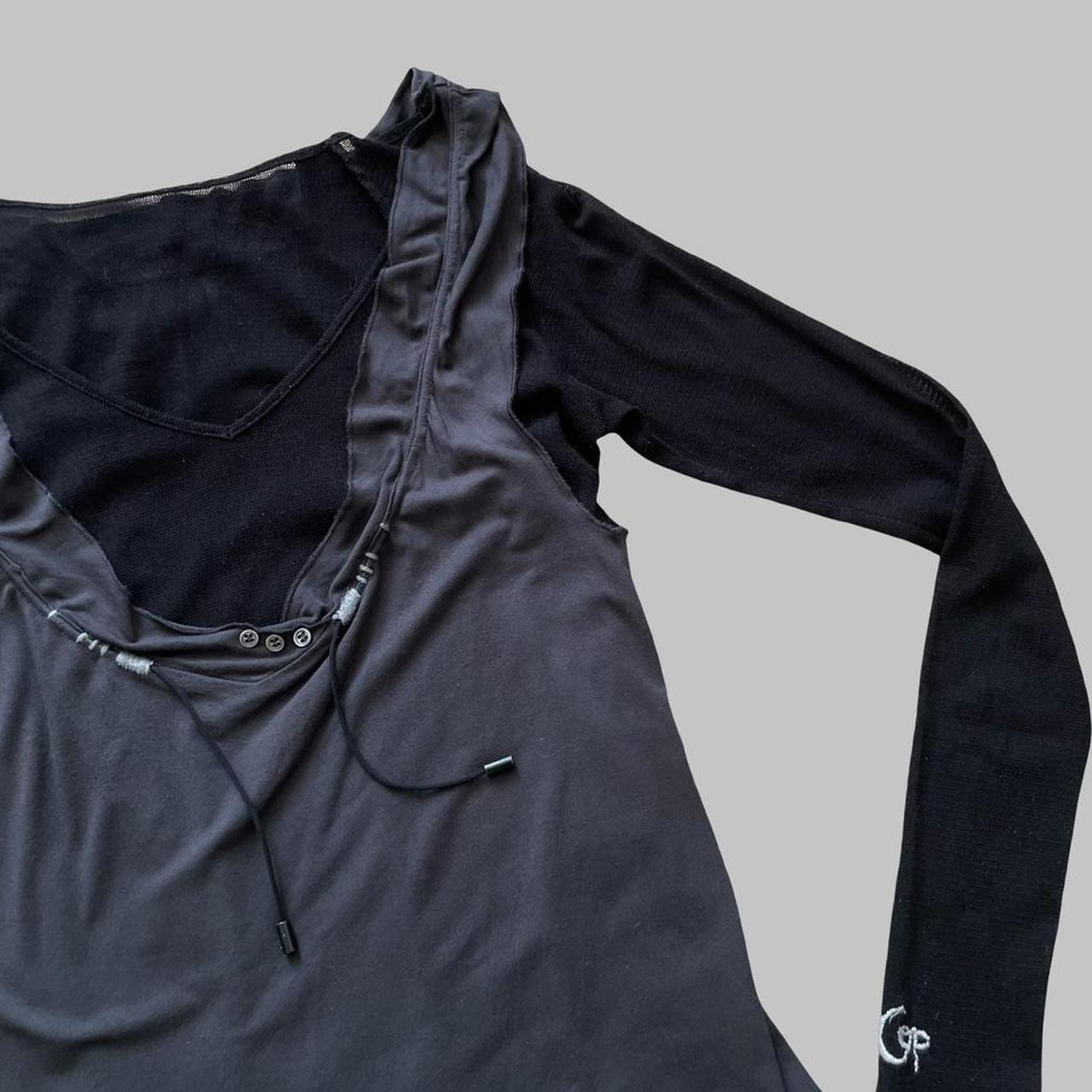 Cop copine black and grey two-piece dress.