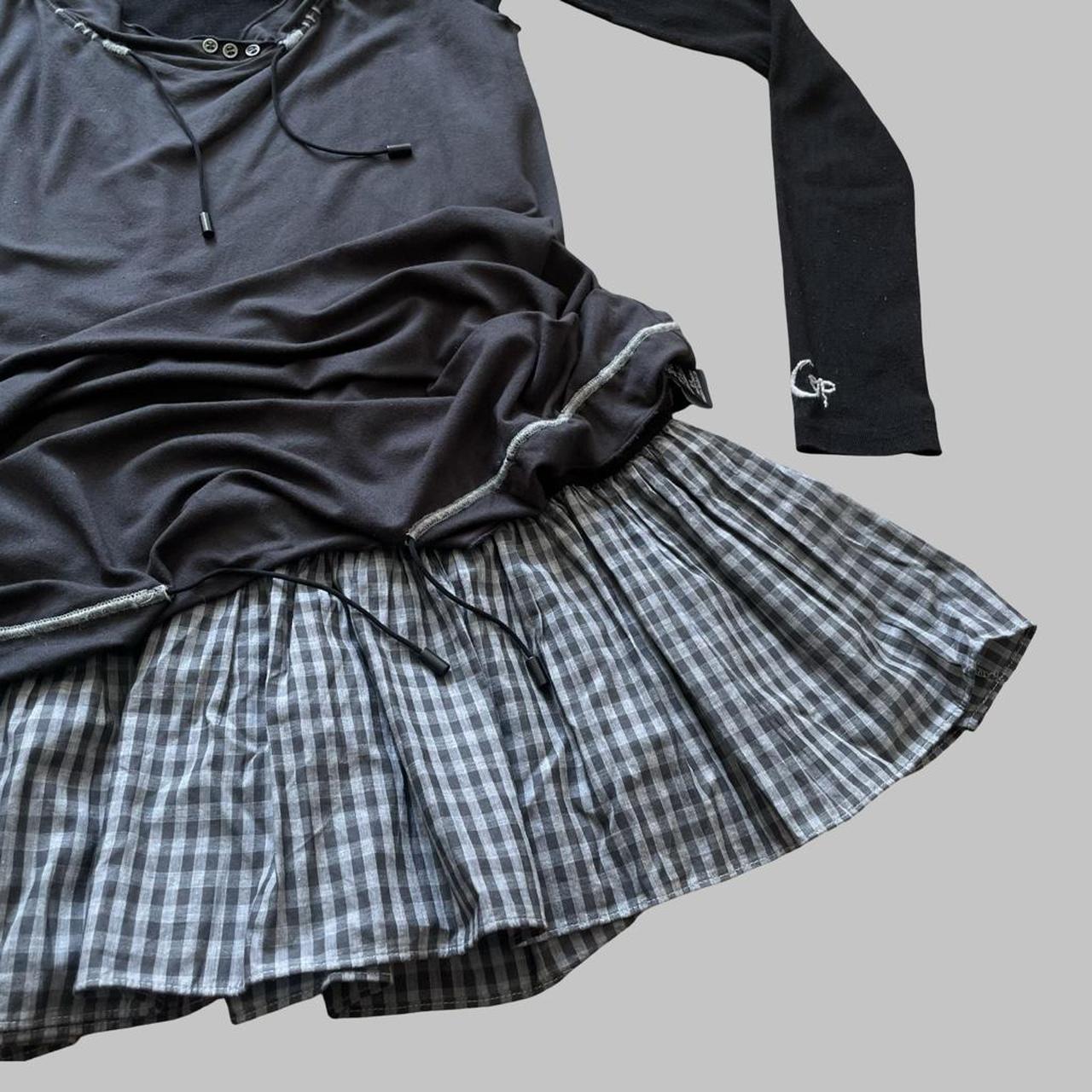 Cop copine black and grey two-piece dress.