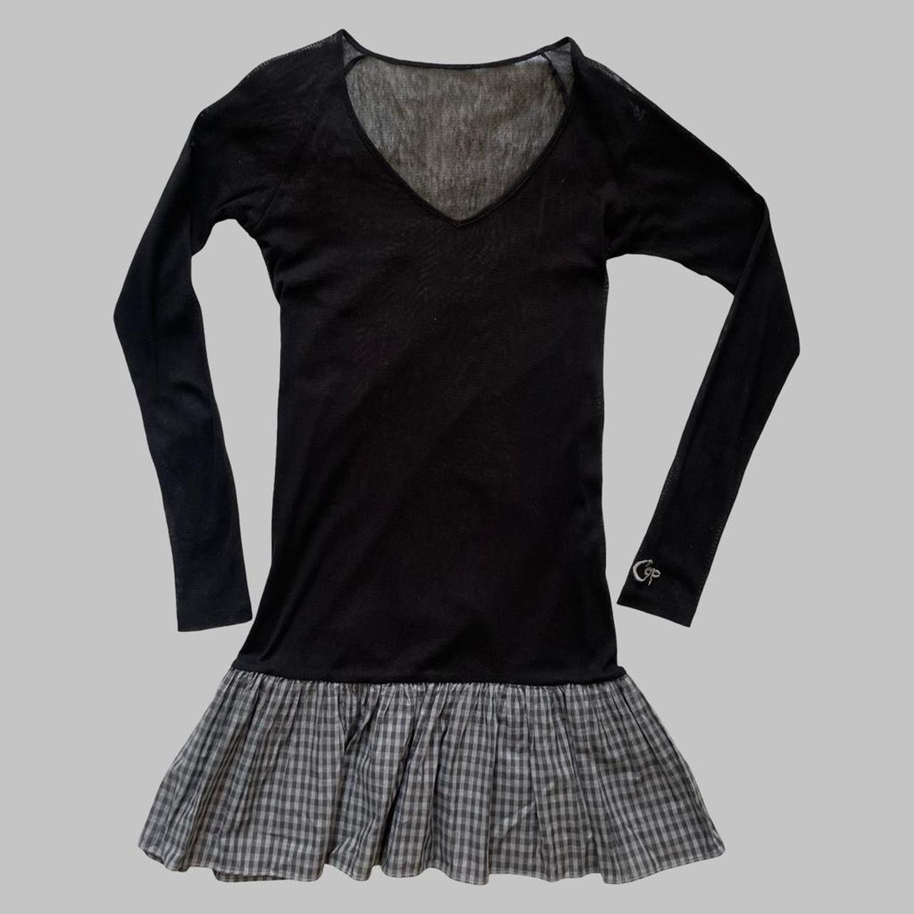 Cop copine black and grey two-piece dress.