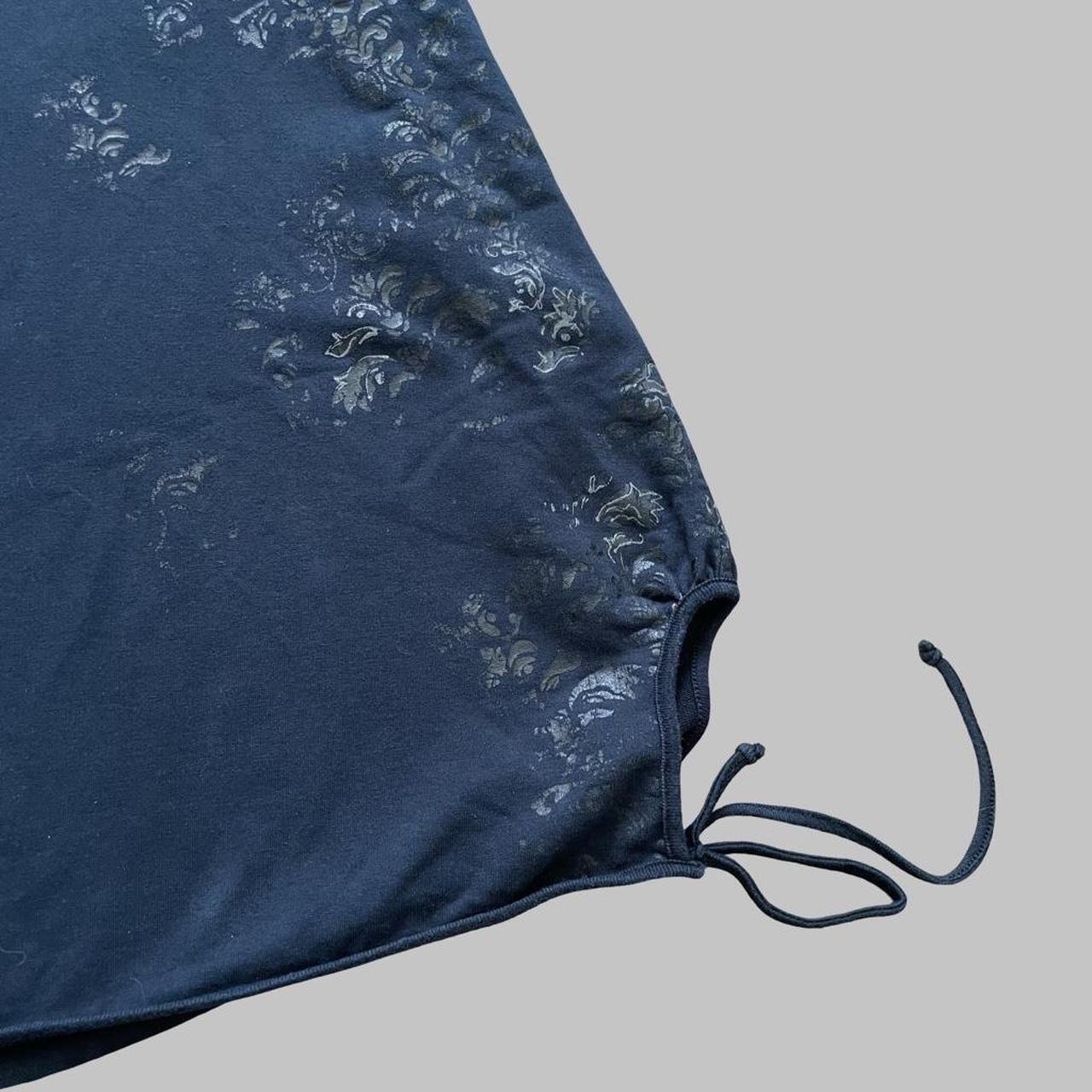 Cop Copine hooded long navy blue dress.