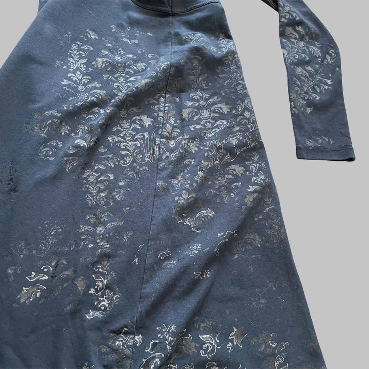 Cop Copine hooded long navy blue dress.