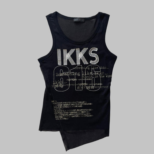 IKKS black mesh top