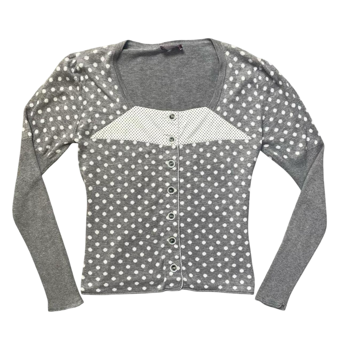 SOLD - French polka dot cardigan.