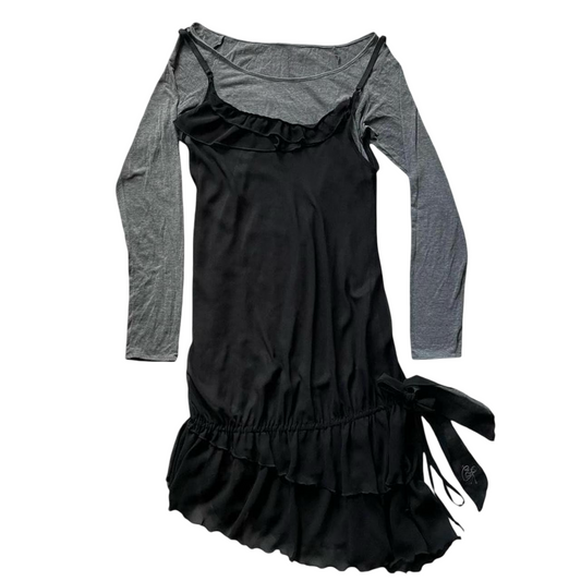 Cop copine layered 2-piece dress.