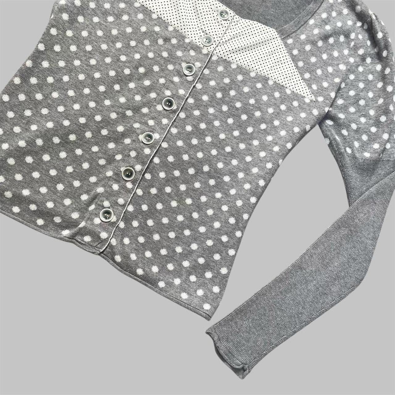 SOLD - French polka dot cardigan.