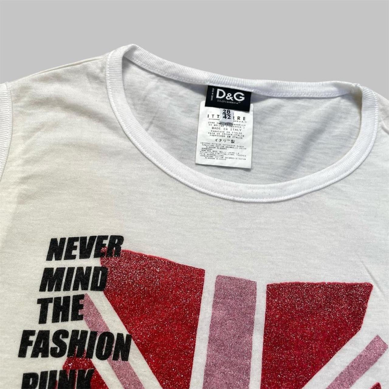 SOLD - Dolce & Gabbana UK flag graphic tank top.