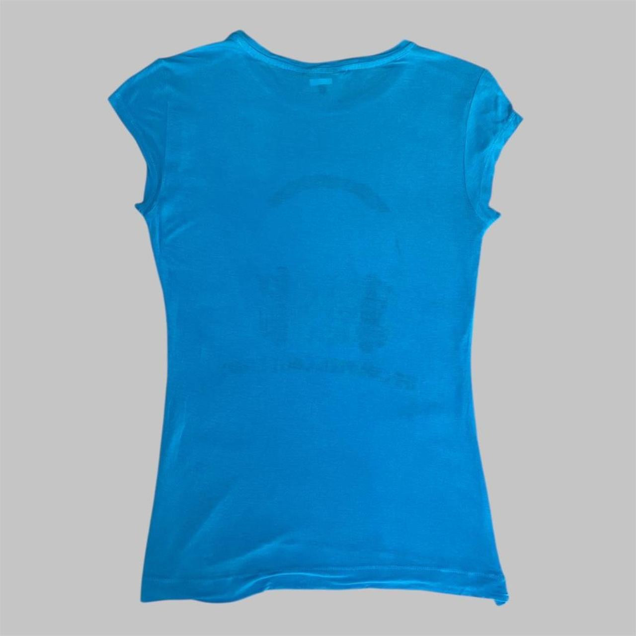 Miss Sixty blue graphic t-shirt.