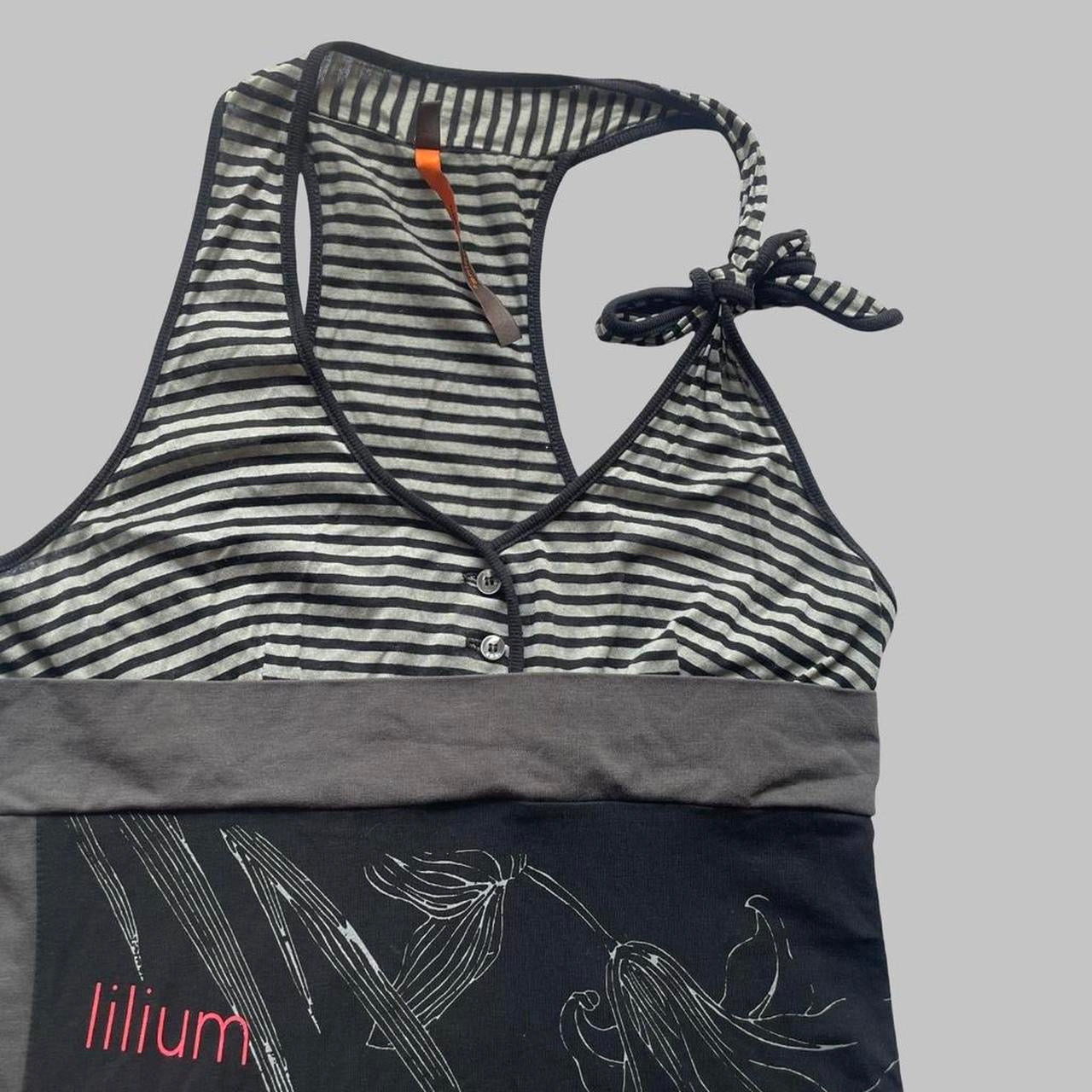 Cop copine striped halter dress.