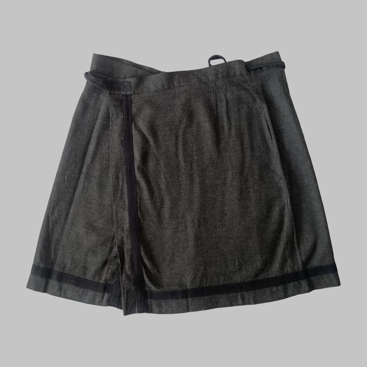 Cop copine wraparound midi skirt.