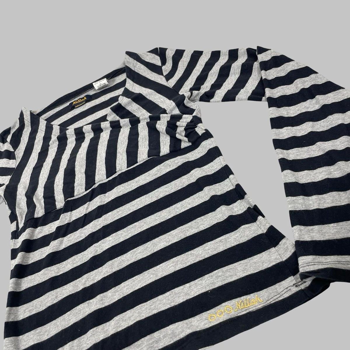 Killah black and grey striped long sleeve top.