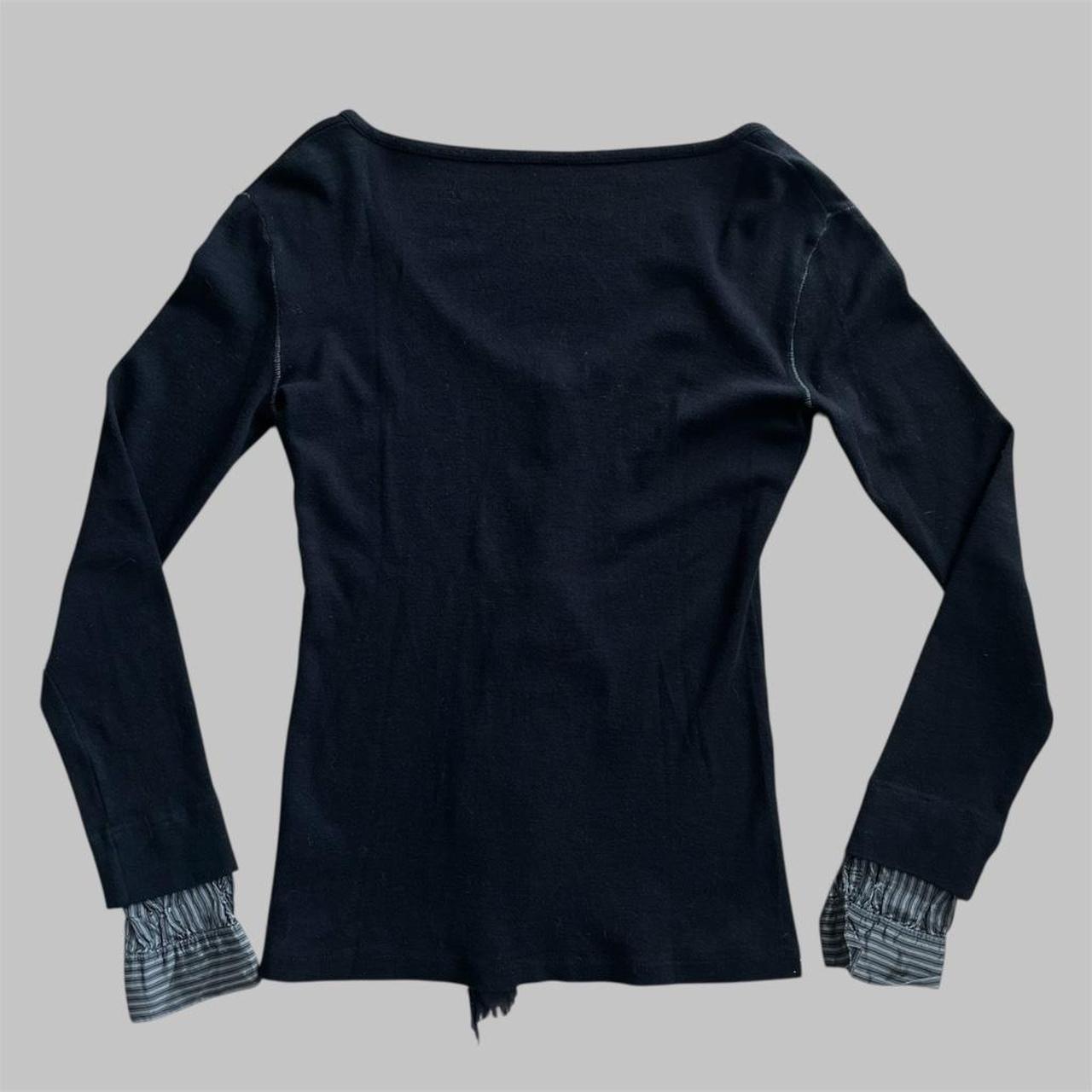 Marithé + François Girbaud long sleeve button-up top.