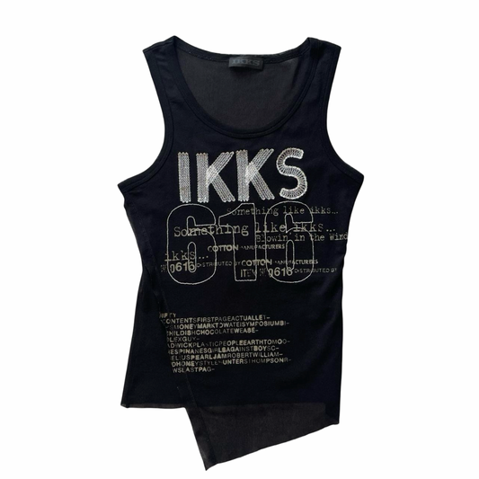 IKKS black mesh top