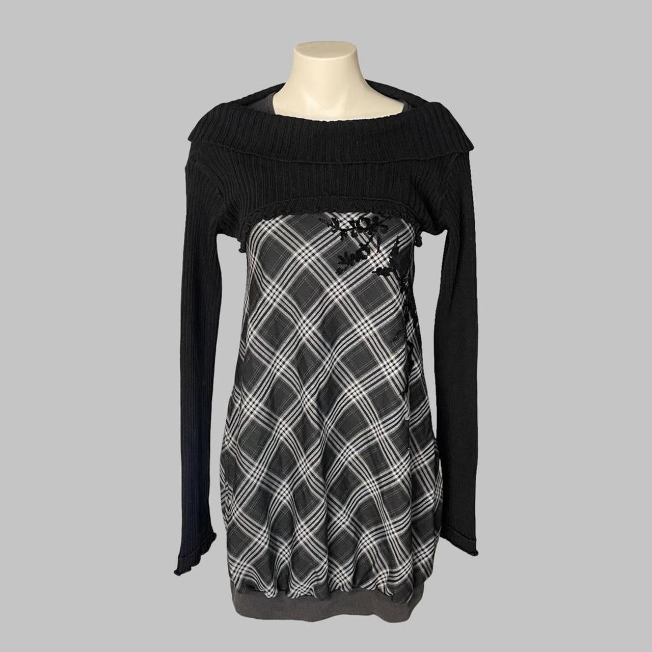 Cop Copine (set) grey bubble dress + ribbed bolero.