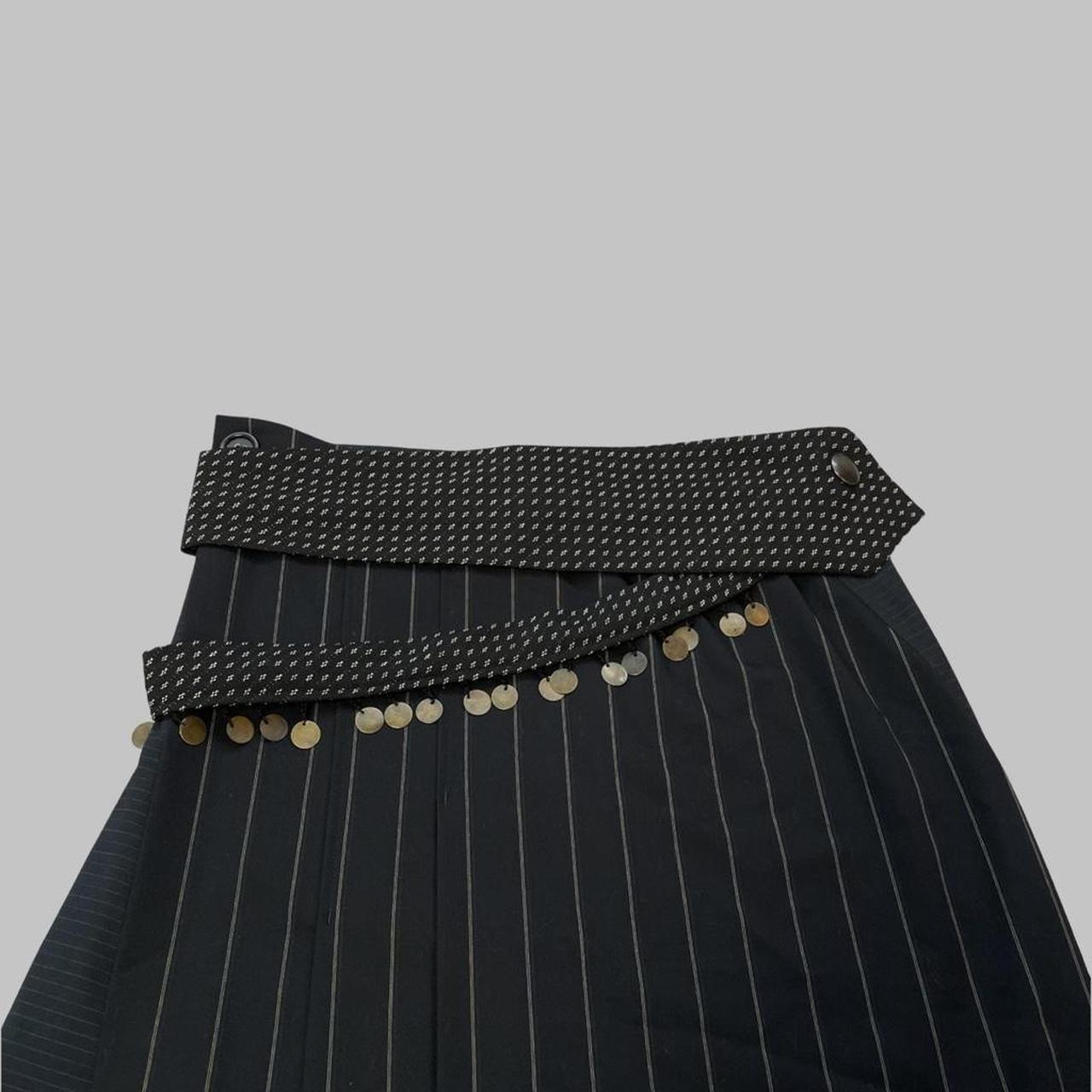 SOLD - Cop copine skirt with removable tie-shaped belt.