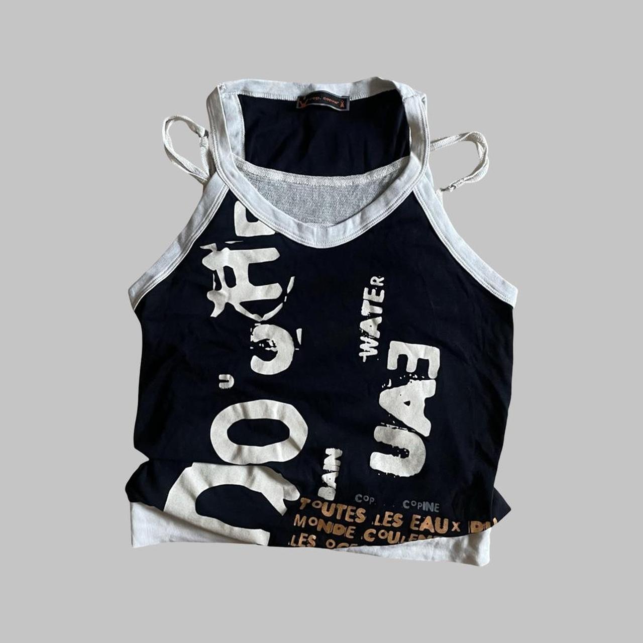 Cop copine graphic tank top.