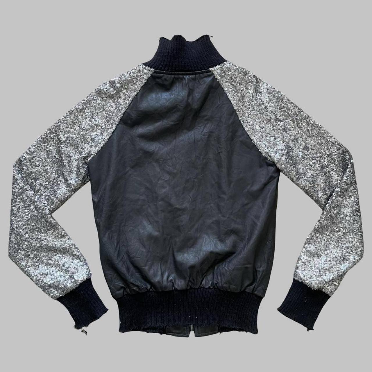 Giorgio Brato archive leather bomber jacket.